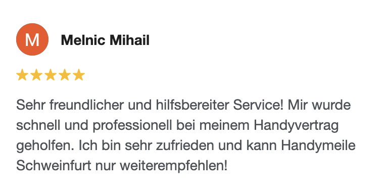 Google Rezension